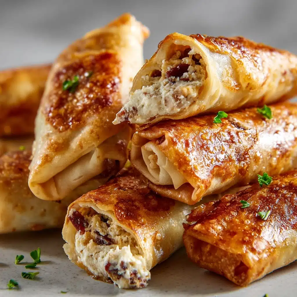 Baked Reuben Egg Rolls Recipe - Recipe Image