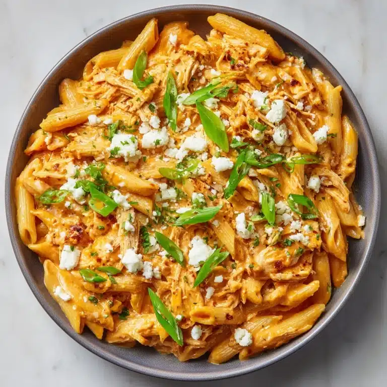 Buffalo Chicken Pasta – One Pot! Recipe