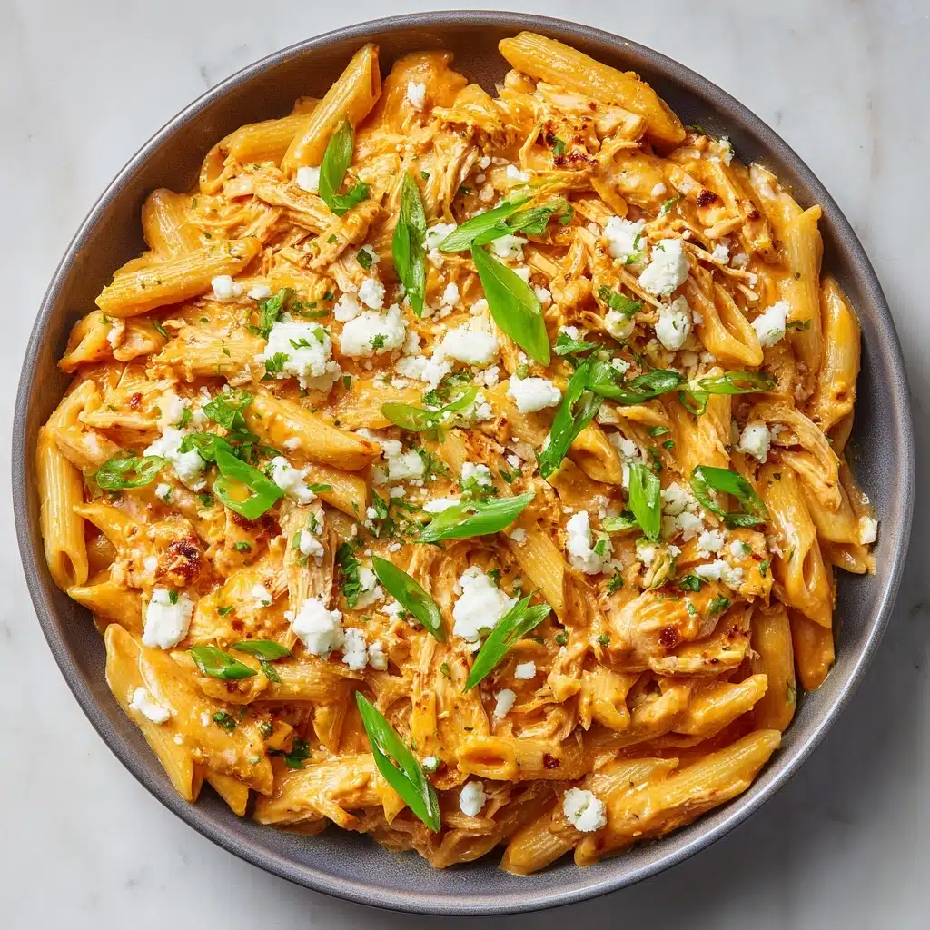 Buffalo Chicken Pasta – One Pot! Recipe