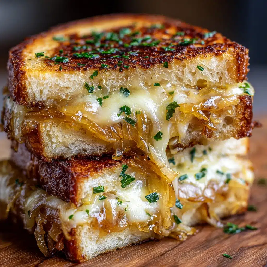 French Onion Grilled Cheese Recipe - Recipe Image