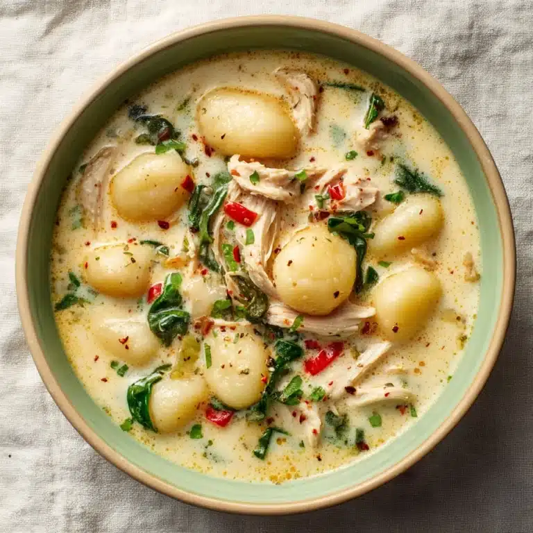 Creamy Chicken Gnocchi Soup Recipe