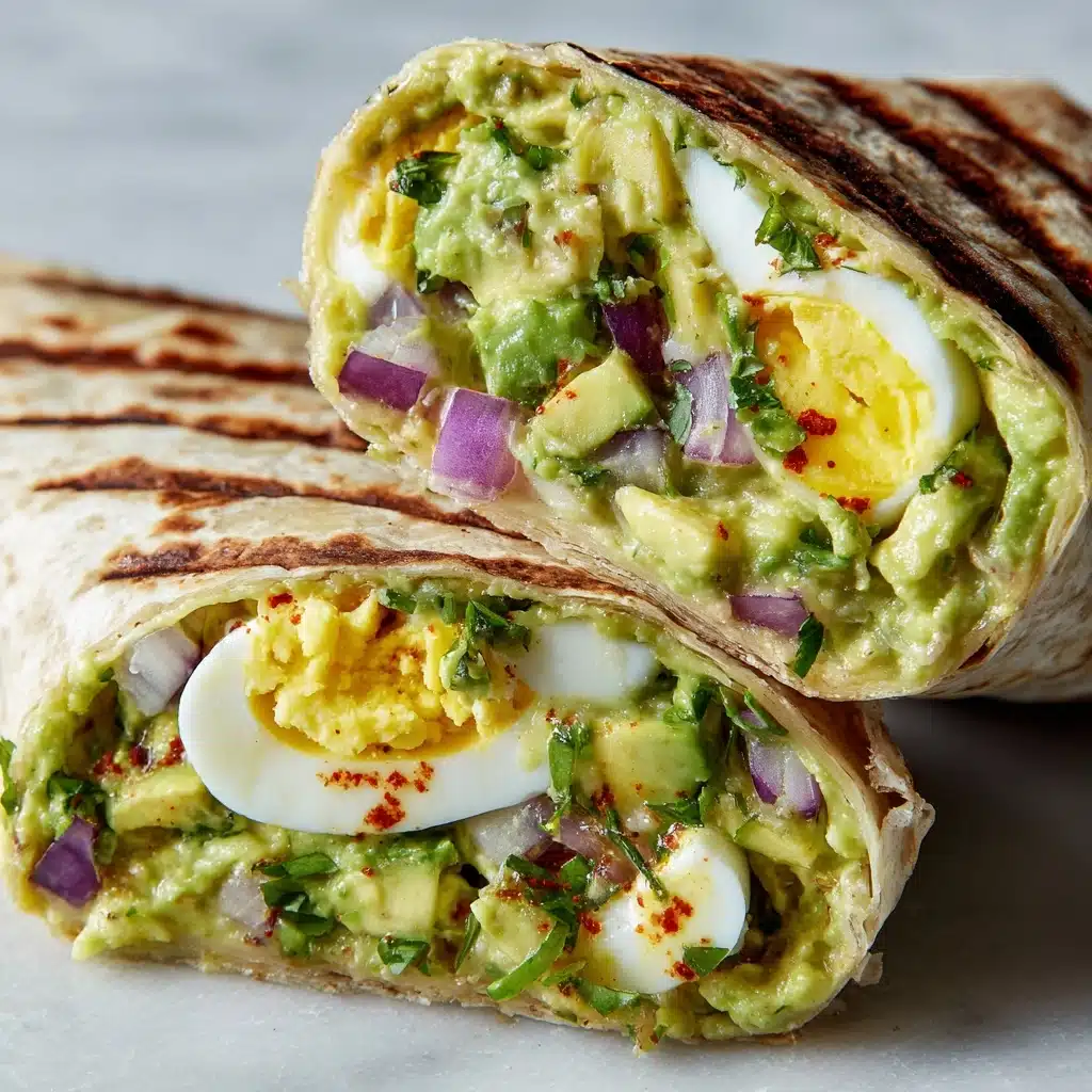 Avocado Egg Salad Roll-Ups Recipe - Recipe Image