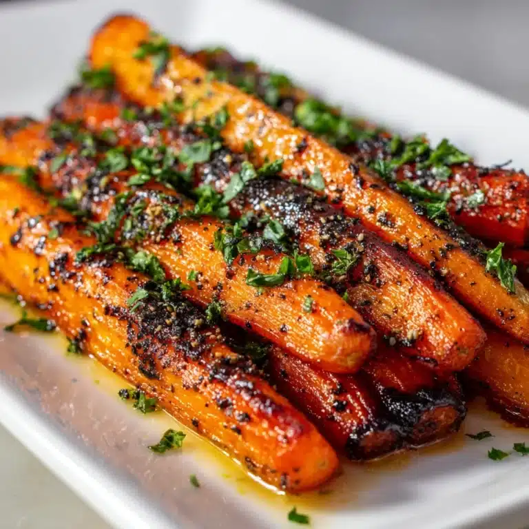 Roasted Parsley Carrots Recipe