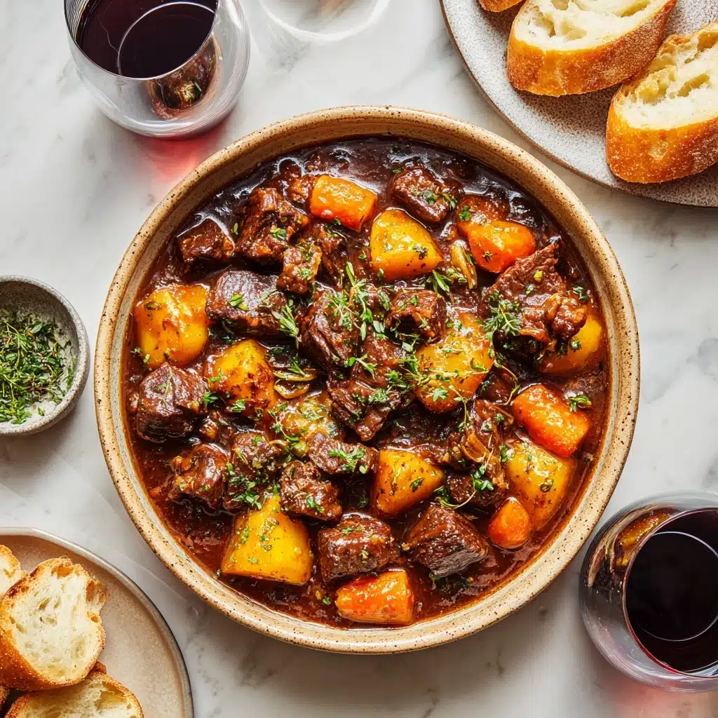 Easy Beef Bourguignon Recipe - Recipe Image