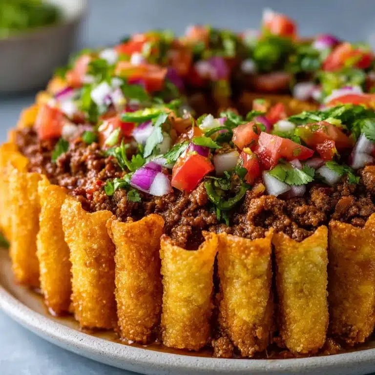 Spicy Ground Beef Taco Ring Recipe