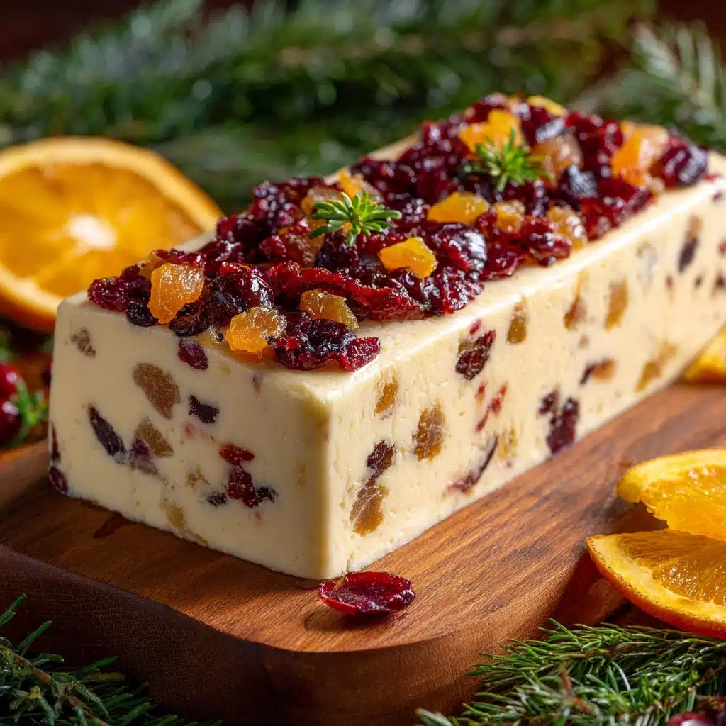 Orange Cranberry Cheese Log Recipe