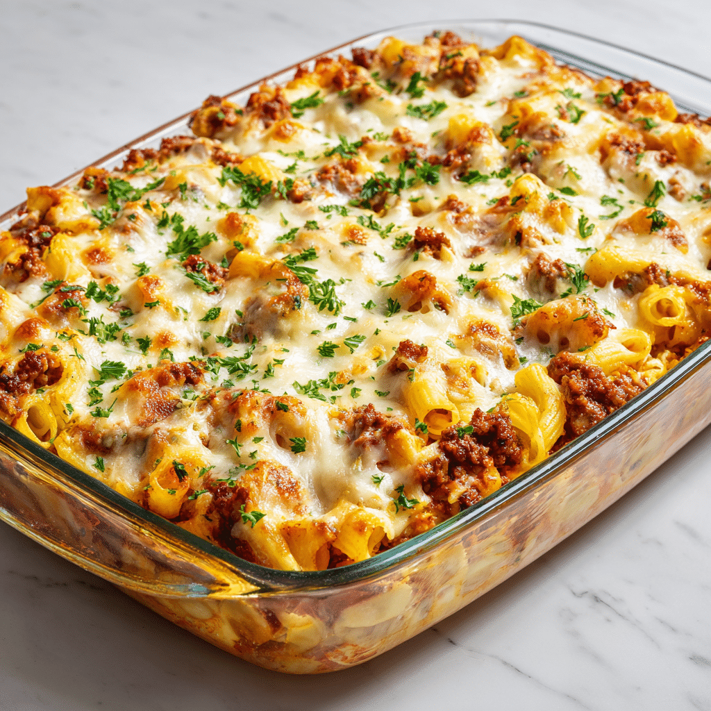 High Protein Spaghetti Casserole Recipe - Recipe Image