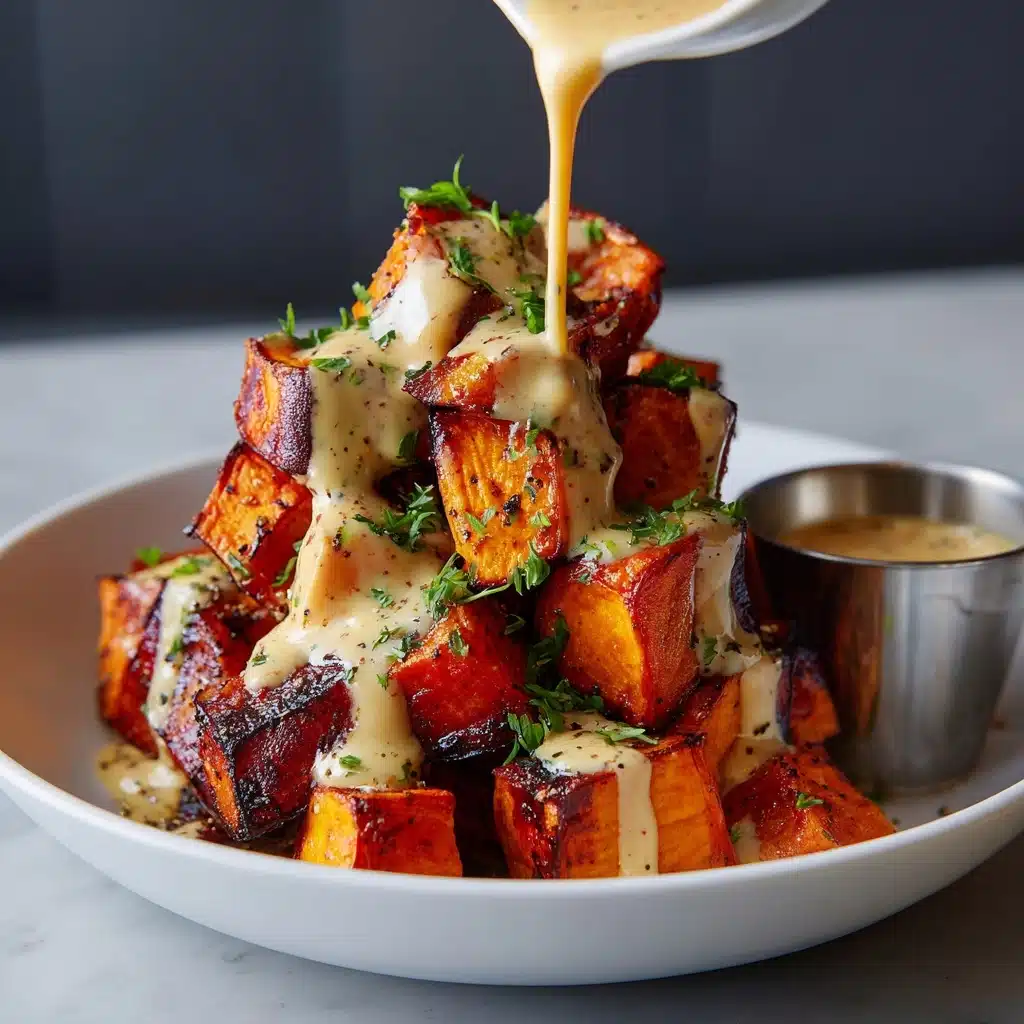 Smoky Roasted Sweet Potatoes with Chipotle Mayo Recipe - Recipe Image