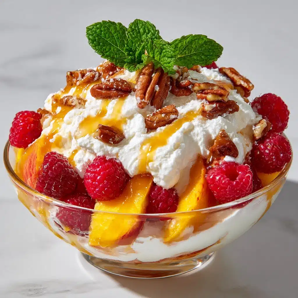 Millionaire Peach Salad Recipe - Recipe Image