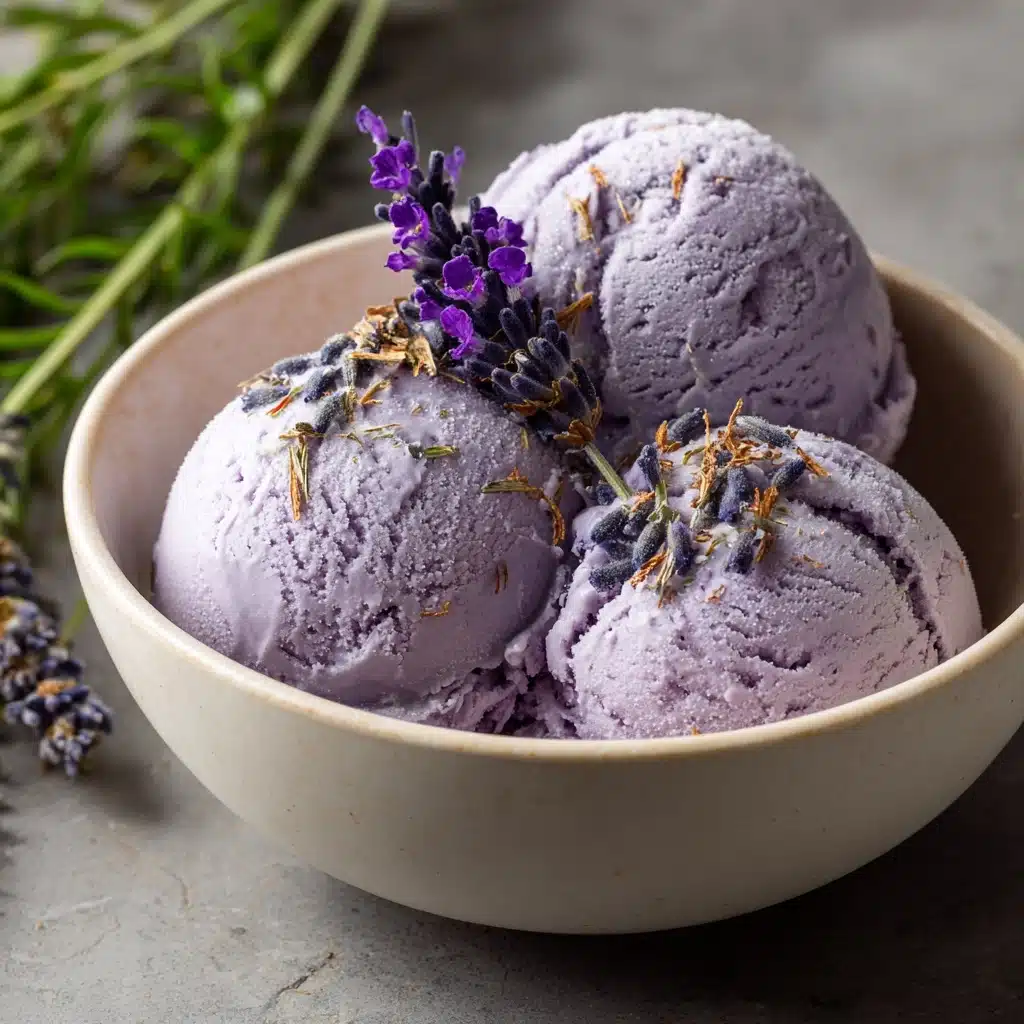 Lavender Ice Cream Recipe - Recipe Image
