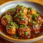 Honey Garlic Turkey Meatballs Recipe