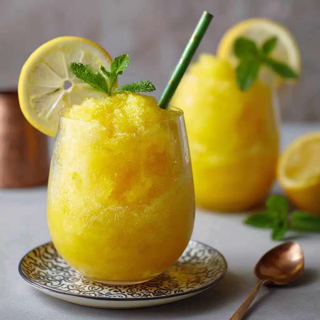 Frozen Lemonade Slush Recipe - Recipe Image