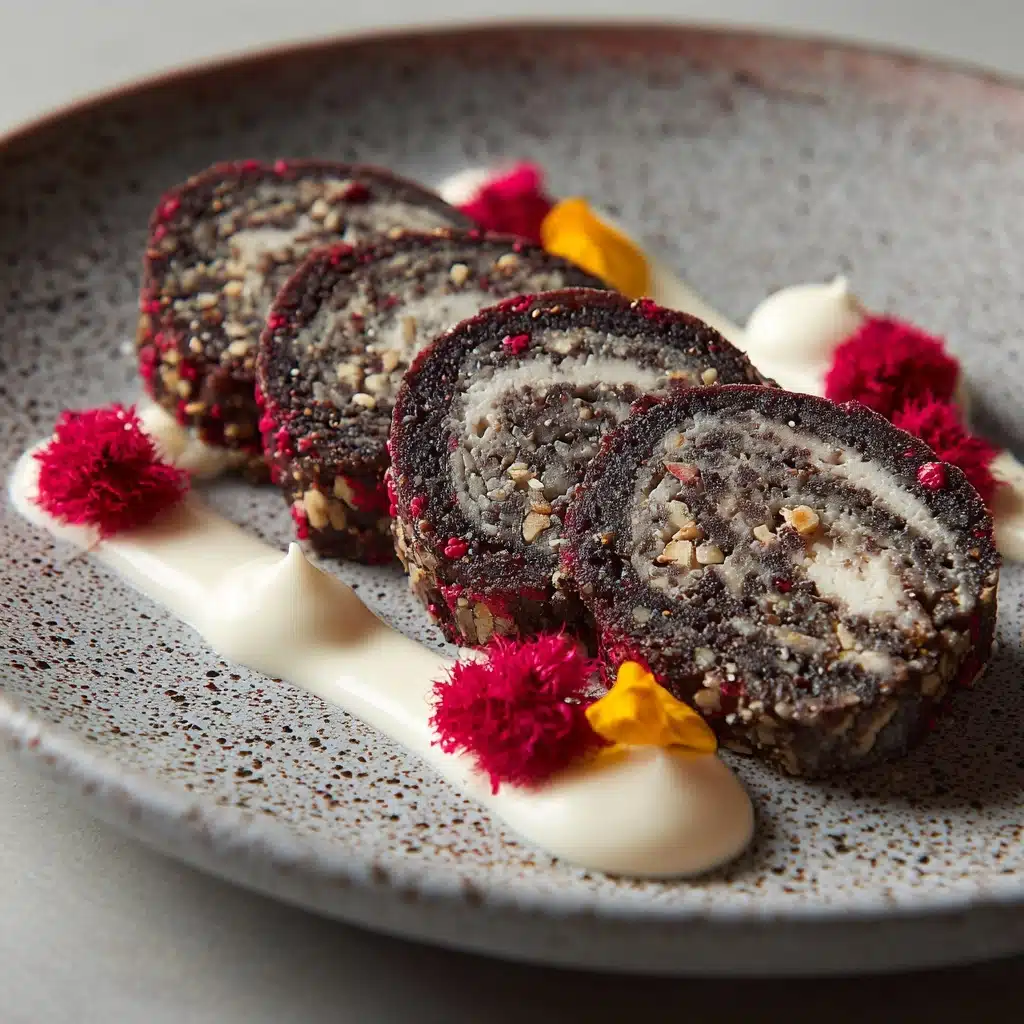 Summer Chocolate – Black Sesame – Coconut Candy Recipe - Recipe Image