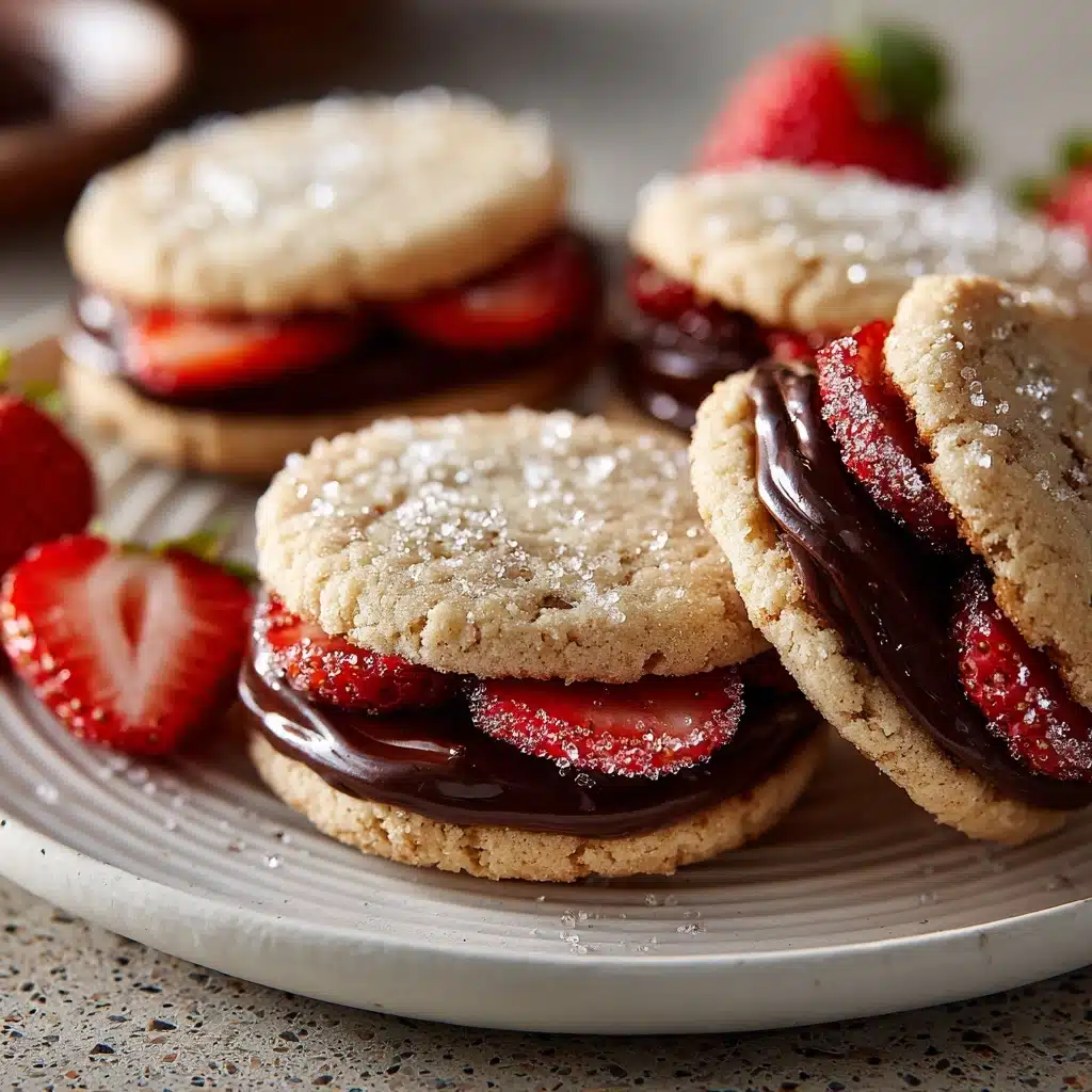 Chocolate-Stuffed Strawberry Sugar Cookies Recipe - Recipe Image