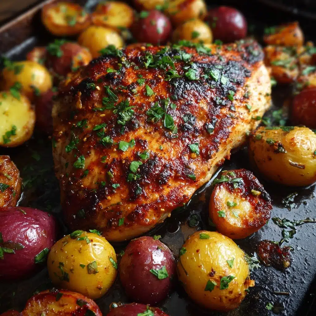One Pan Balsamic Chicken and Veggies: An Incredible Essential Dinner Recipe - Recipe Image