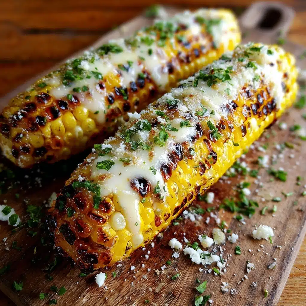 Parmesan Garlic Grilled Corn Recipe - Recipe Image
