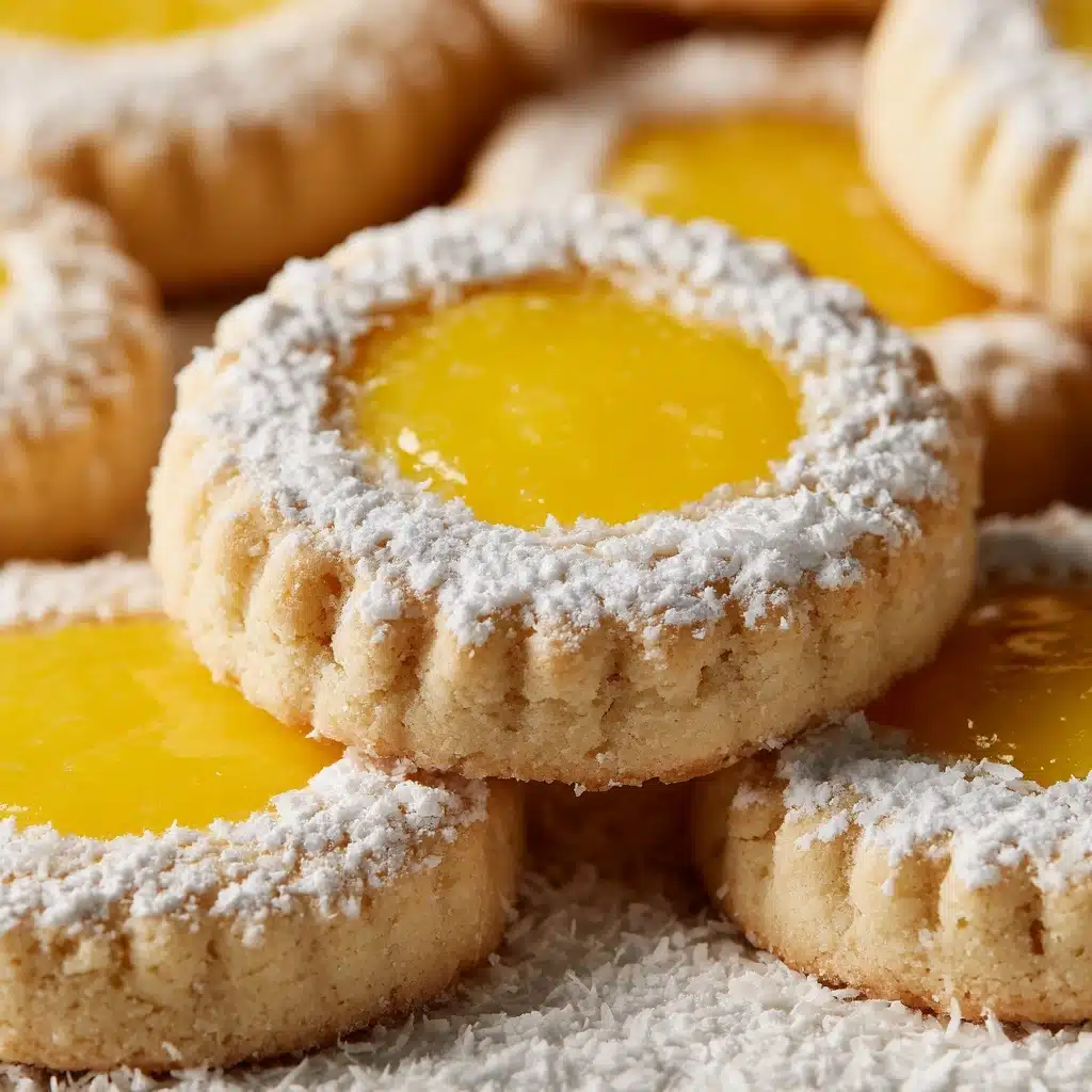 Coconut Lemon Curd Cookies Recipe - Recipe Image