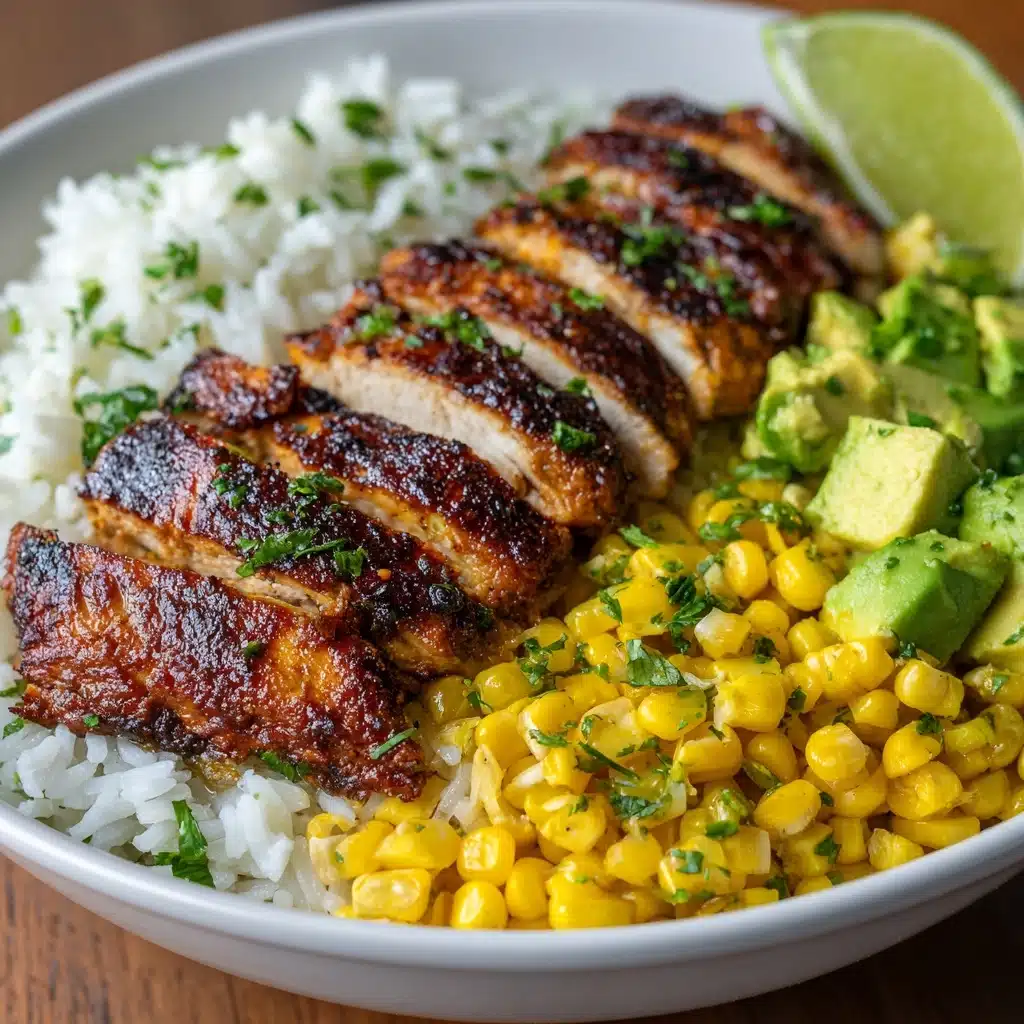 Honey Chipotle Chicken Rice Bowls Recipe - Recipe Image