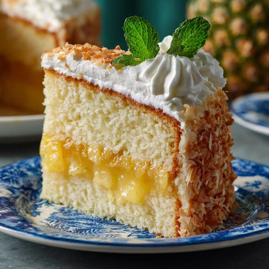 Weight Watchers Pineapple Angel Food Cake Recipe - Recipe Image