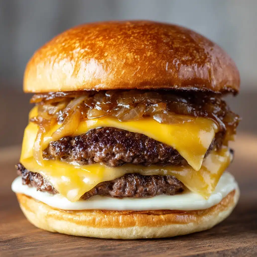 Steak and Shake Garlic Double Steakburger Recipe - Recipe Image