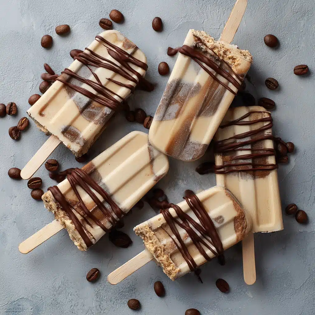 Creamy Vanilla Cold Brew Coffee Popsicles Recipe - Recipe Image