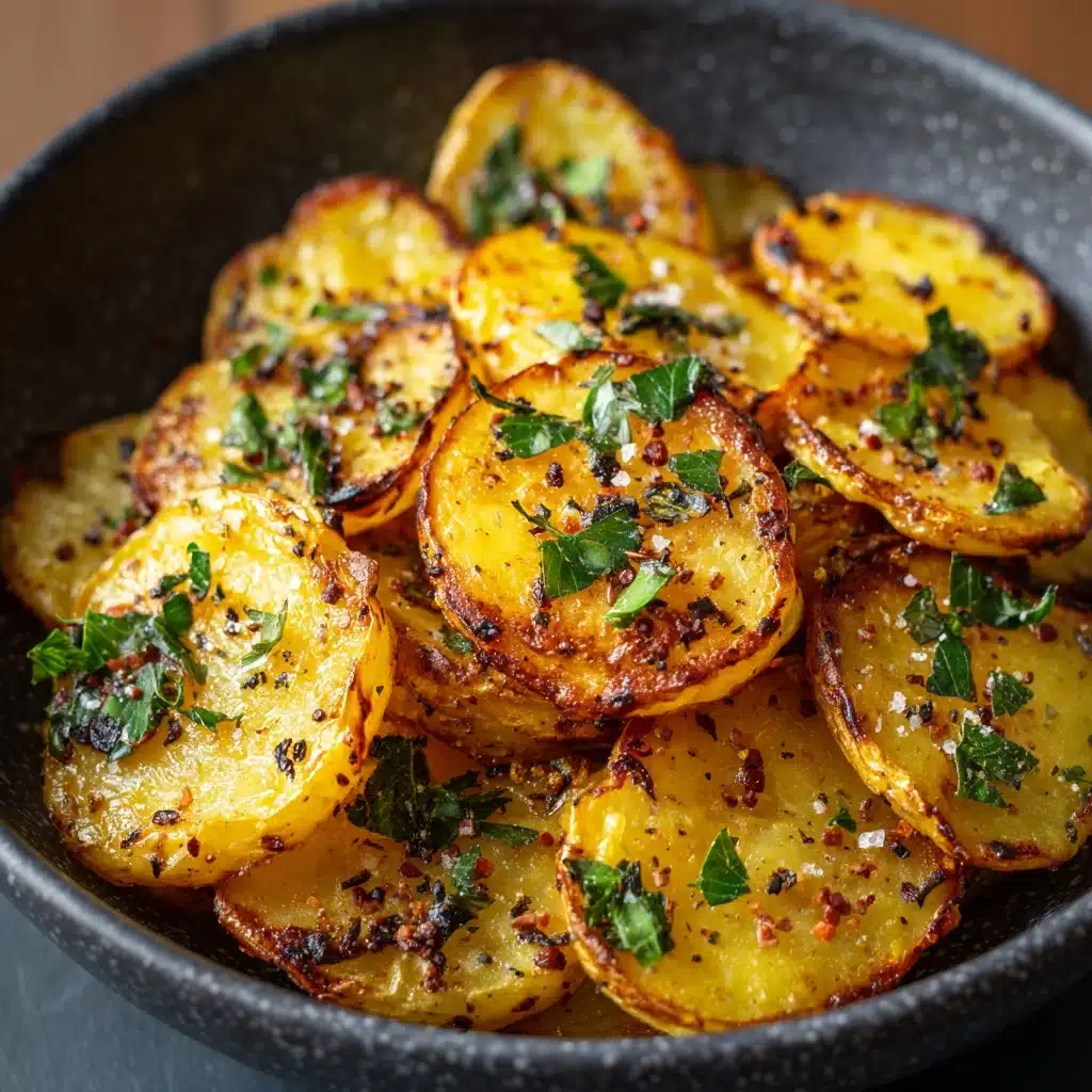 Healthy Air Fryer Sliced Potatoes Recipe - Recipe Image