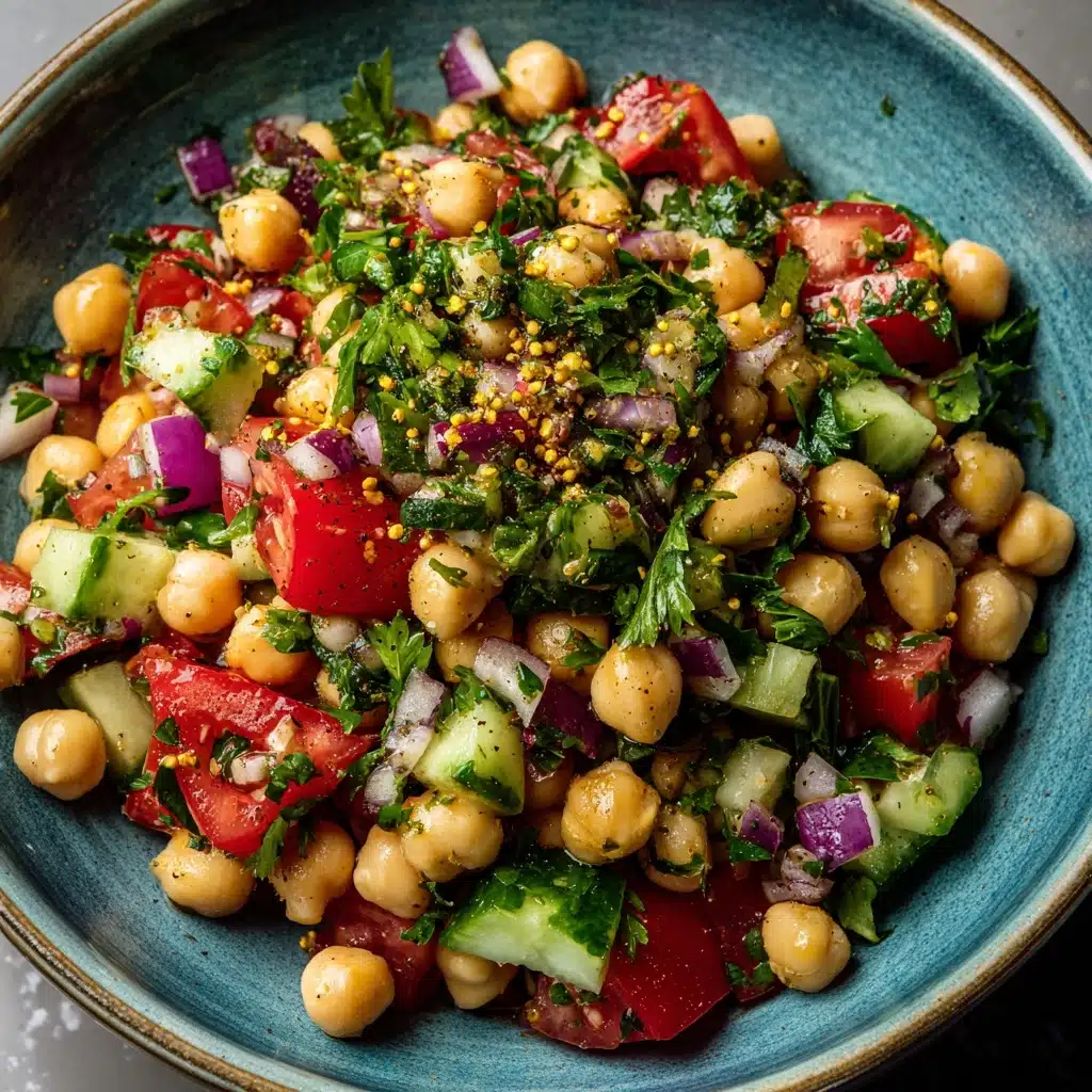 Mediterranean Chickpea Salad Recipe - Recipe Image
