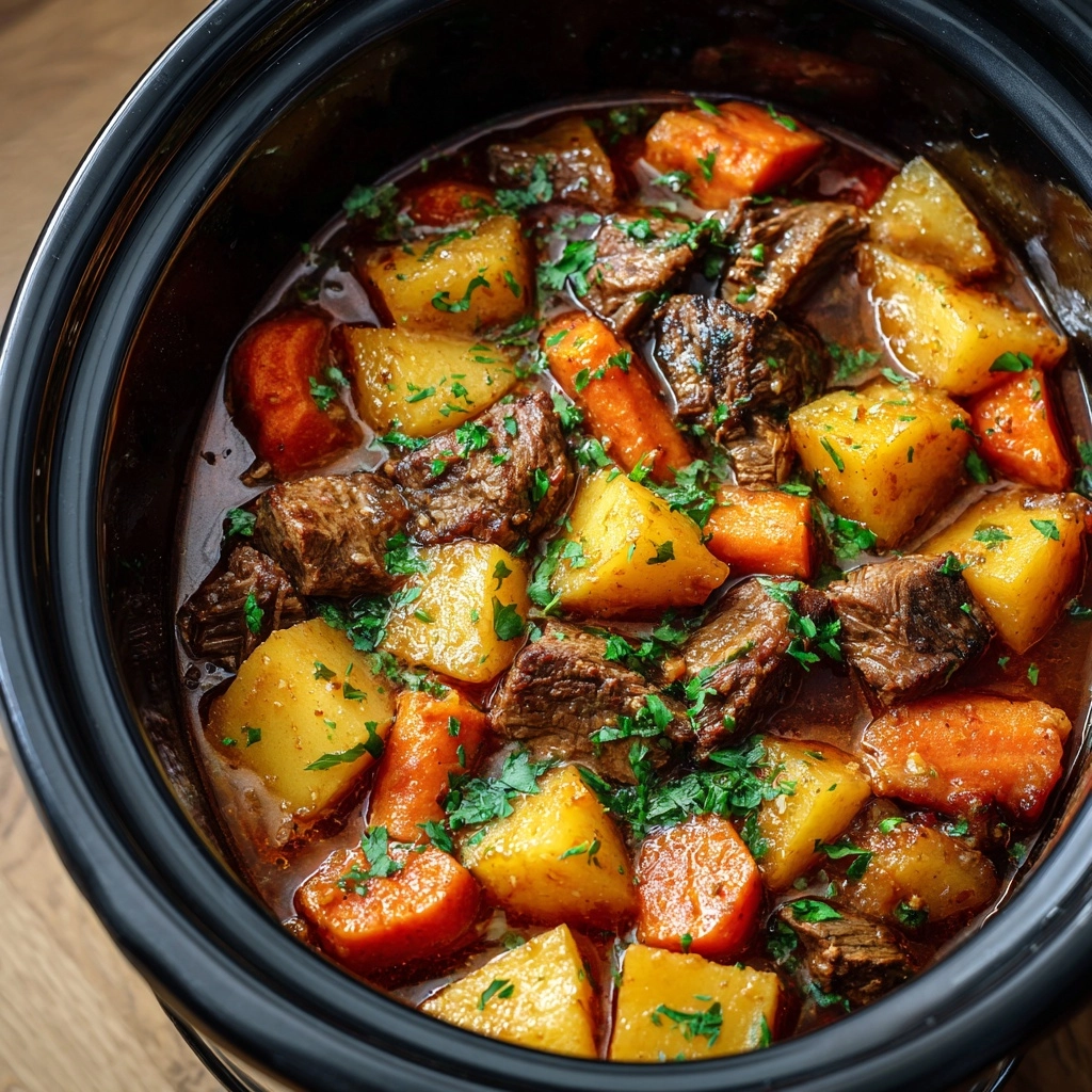 Crock Pot Beef Stew Recipe - Recipe Image