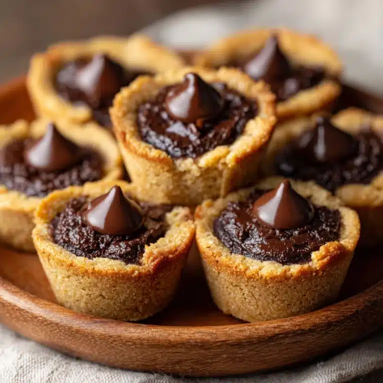 Fudge Filled Chocolate Chip Cookie Cups Recipe