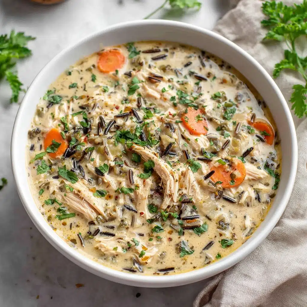 Healthy Chicken Wild Rice Soup Recipe - Recipe Image