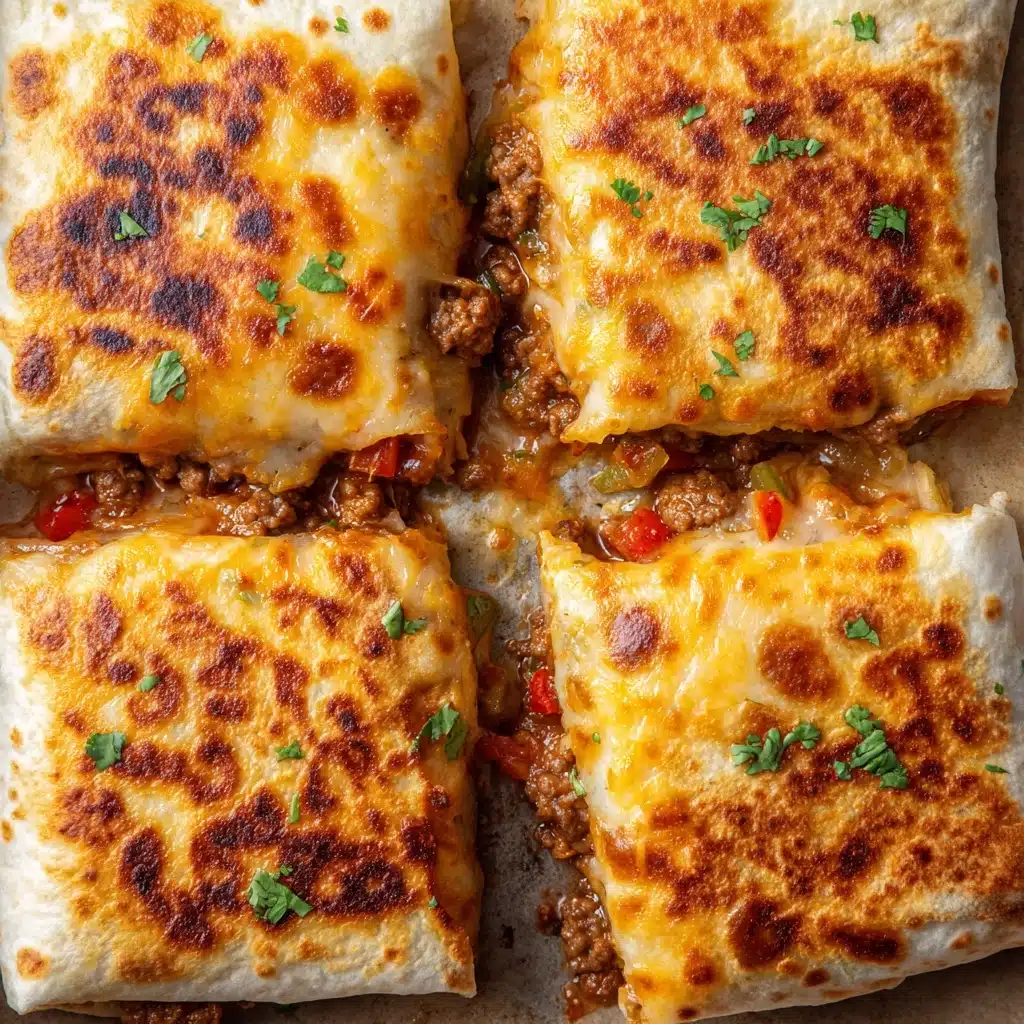 Loaded Cheesy Pocket Tacos Recipe - Recipe Image