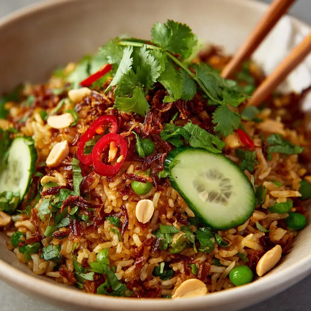 Satay Crispy Rice Salad Recipe - Recipe Image