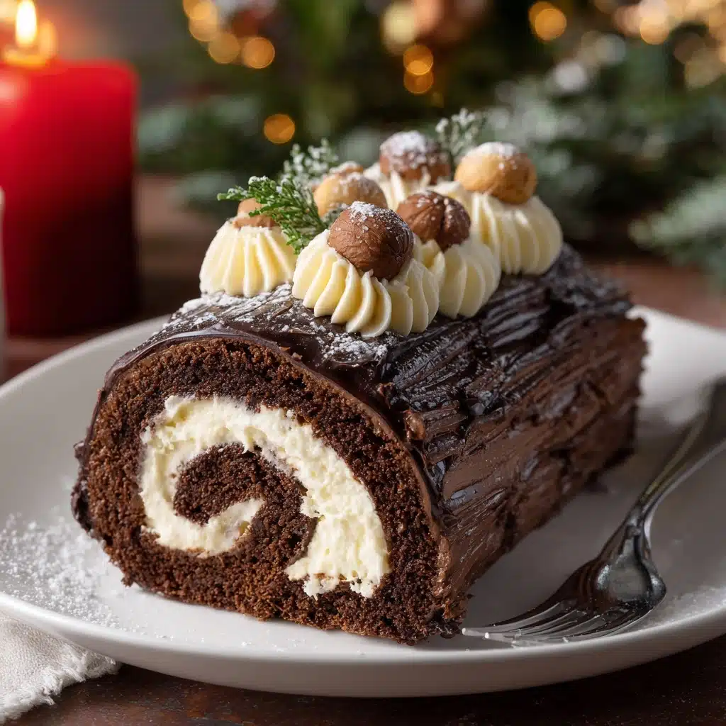 Yule Log Cake (Bûche de Noël) Recipe