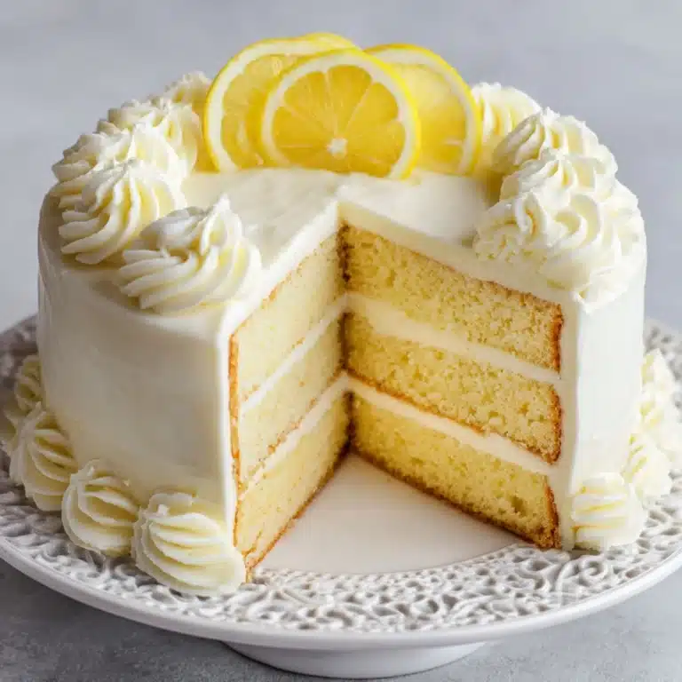Italian Lemon Cream Cake Recipe