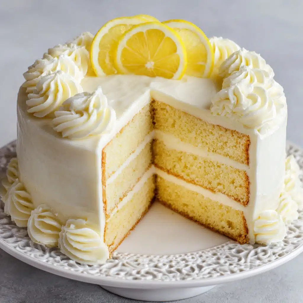 Italian Lemon Cream Cake Recipe - Recipe Image