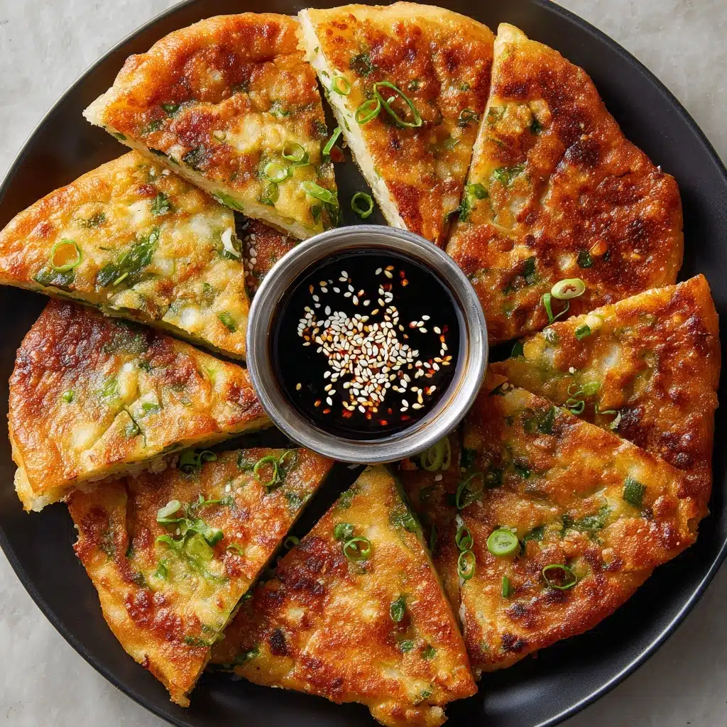 Crispy Vegetable Pancakes with Asian Dipping Sauce Recipe