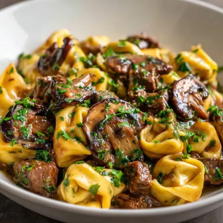 Philly Cheesesteak Tortellini Pasta Recipe