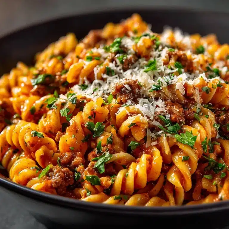 One-Pot Beef and Cheddar Ranch Pasta Recipe