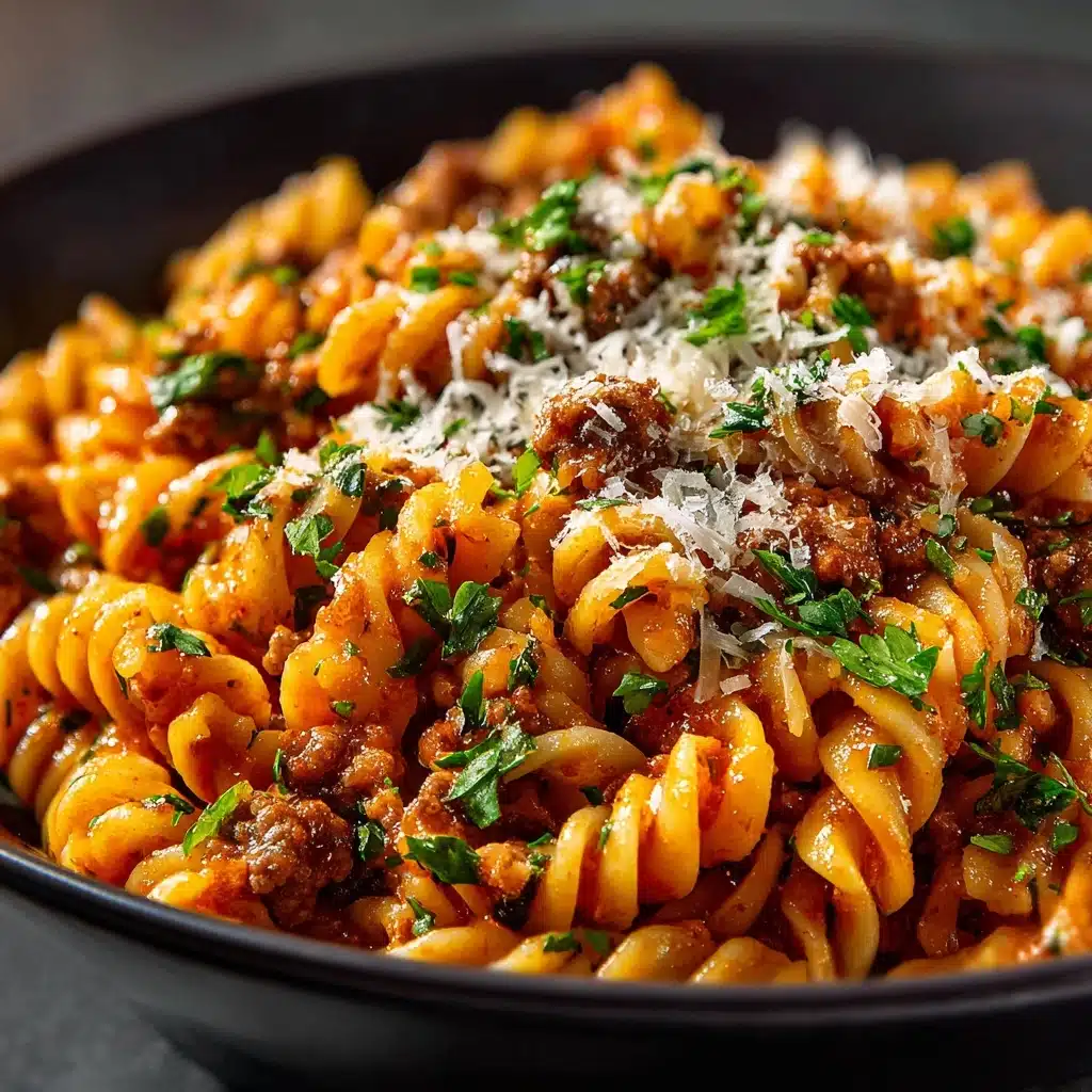 One-Pot Beef and Cheddar Ranch Pasta Recipe