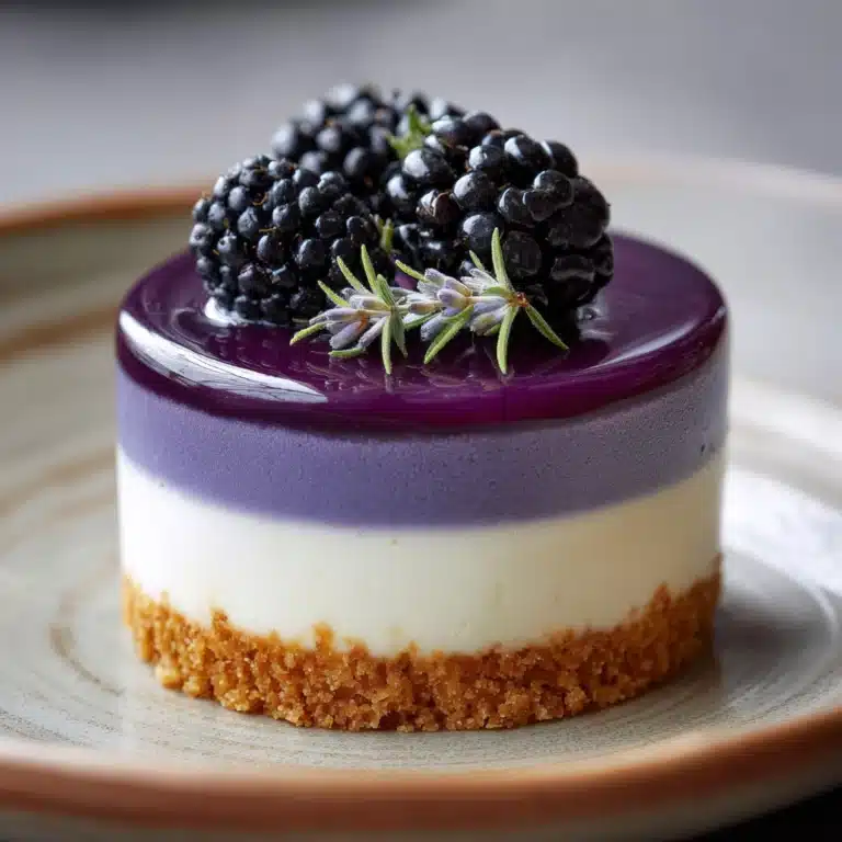 Mini Blackberry Lavender Cheesecakes Recipe