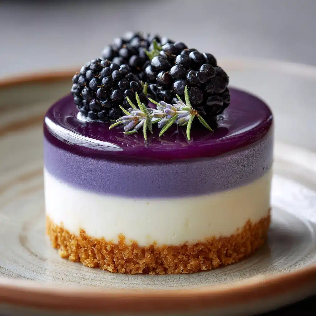 Mini Blackberry Lavender Cheesecakes Recipe