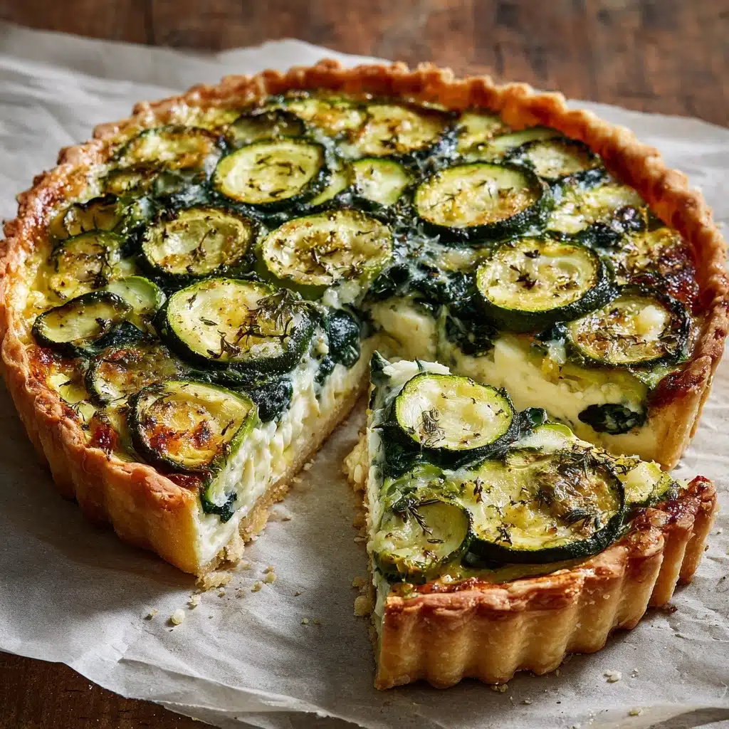 Zucchini and Spinach Pie Recipe - Recipe Image