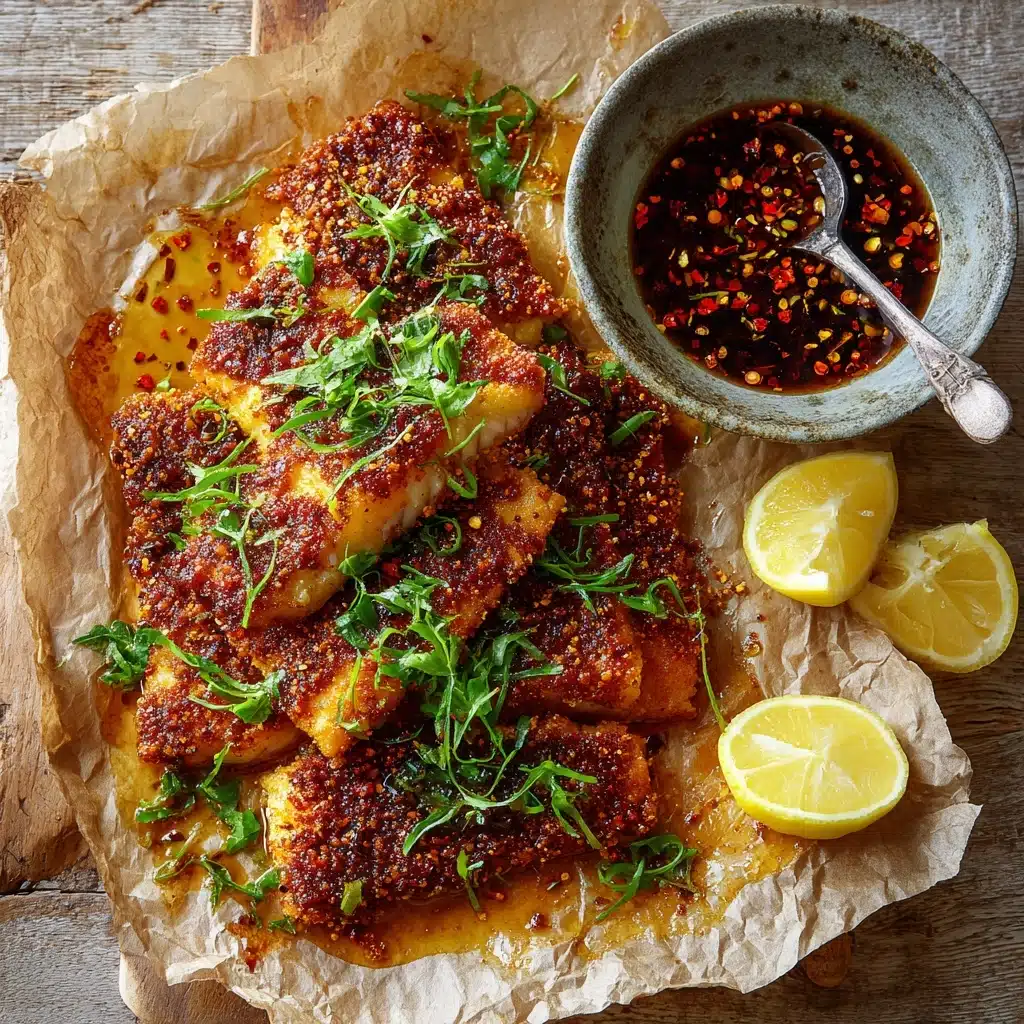Crispy Hot Honey Salmon Tenders Recipe