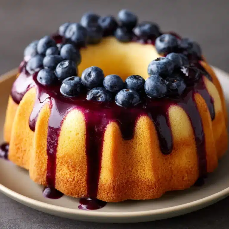 Sour Cream Blueberry Coffee Cake Recipe