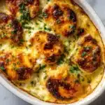Cheesy Garlic Parmesan Chicken Pasta Skillet Recipe
