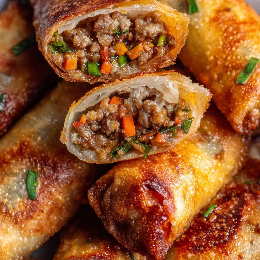Spicy Beef Dumpling Rolls Recipe - Recipe Image