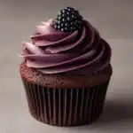 Dark Chocolate Blackberry Cupcakes Recipe