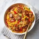 Smoked Sausage and Peppers with Rice Recipe