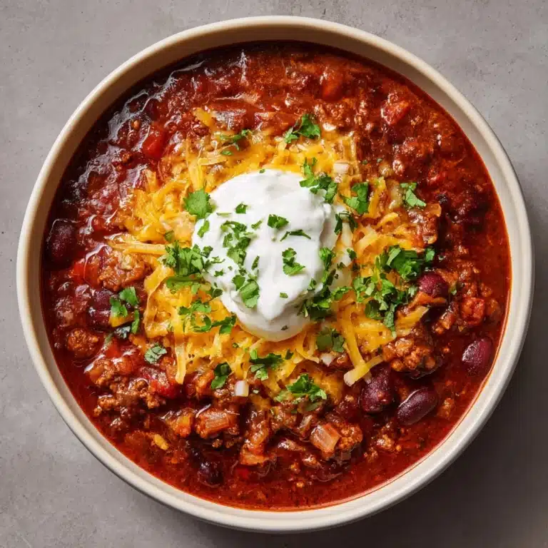 Homemade Chili Recipe