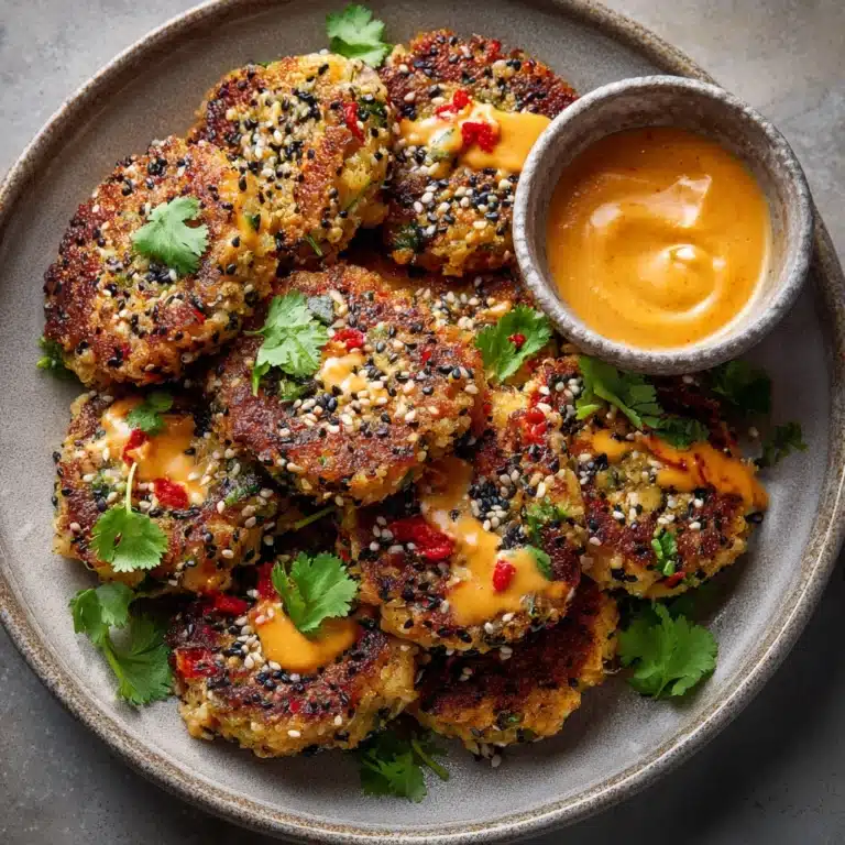 Asian-Style Tuna Cakes with Spicy Mayo Recipe